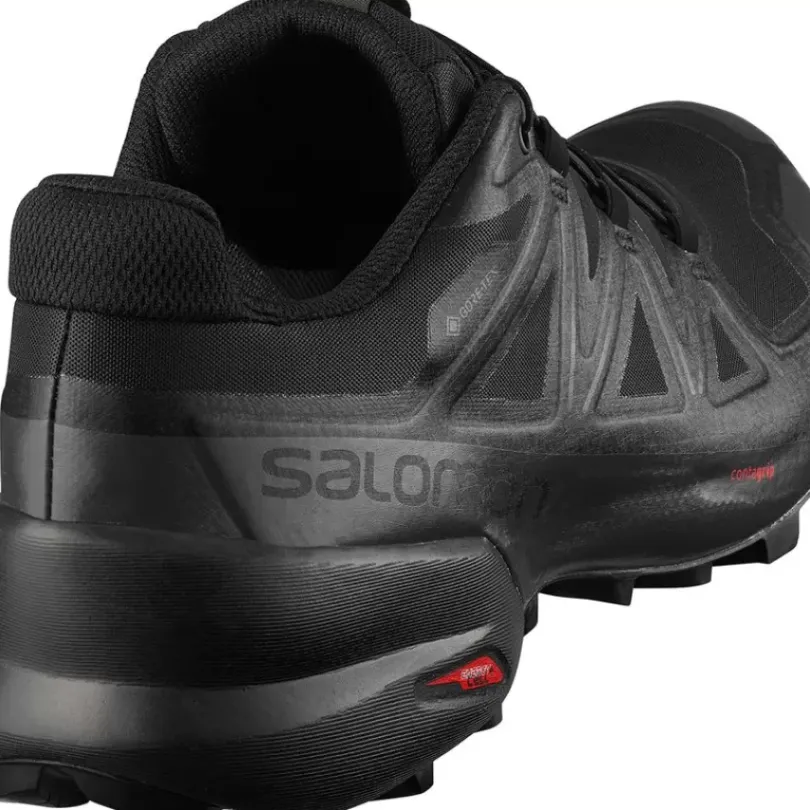 Footwear^Salomon Outlet – Speedcross 5 Wide Trail Running Shoe – Men'S Black/Black/Phantom|Grape Leaf/Black/Phantom
