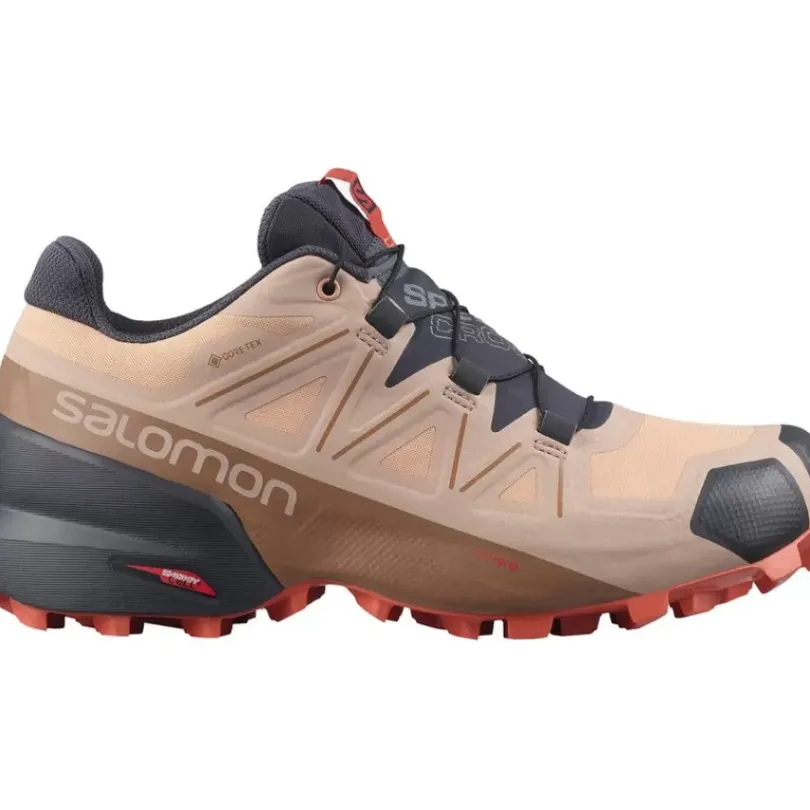 Footwear^Salomon Outlet – Speedcross 5 Gtx Trail Running Shoe – Women'S Sirocco/Mocha Mousse/Mecca Orange|Black/Black/Phantom