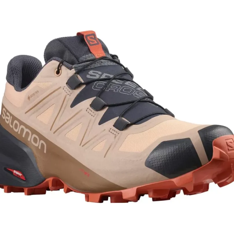 Footwear^Salomon Outlet – Speedcross 5 Gtx Trail Running Shoe – Women'S Sirocco/Mocha Mousse/Mecca Orange|Black/Black/Phantom