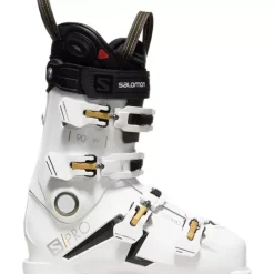 Alpine Skiing^Salomon Outlet – S/Pro 90 Chc Ski Boot – 2021 – Women'S White/Golden Glow Metallic/Black