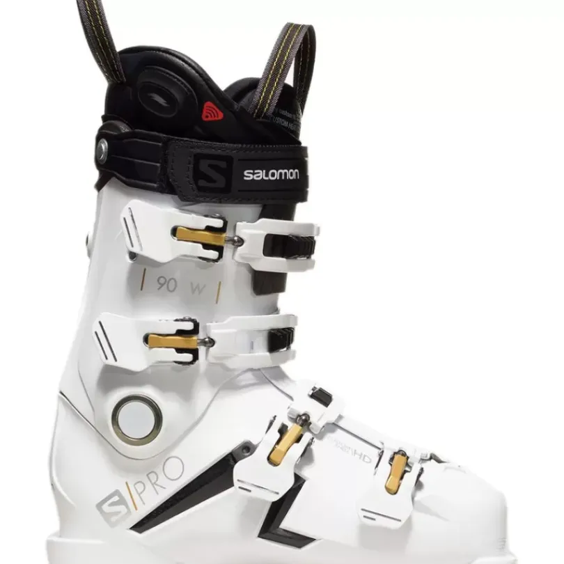 Alpine Skiing^Salomon Outlet – S/Pro 90 Chc Ski Boot – 2021 – Women'S White/Golden Glow Metallic/Black