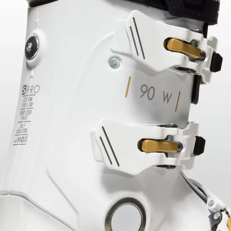 Alpine Skiing^Salomon Outlet – S/Pro 90 Chc Ski Boot – 2021 – Women'S White/Golden Glow Metallic/Black