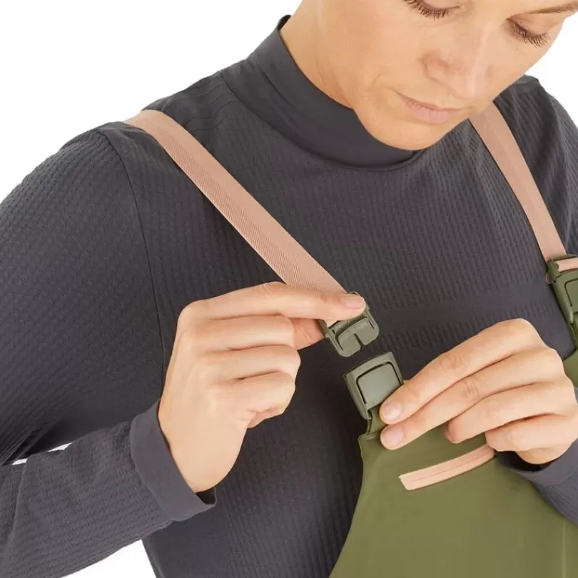 Clothing^Salomon Outlet – Stance 3 Layer Shell Bib Pant – Women'S Olive Night/Sirocco