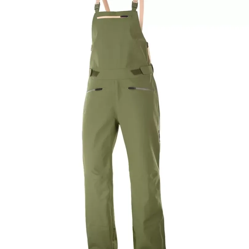 Clothing^Salomon Outlet – Stance 3 Layer Shell Bib Pant – Women'S Olive Night/Sirocco