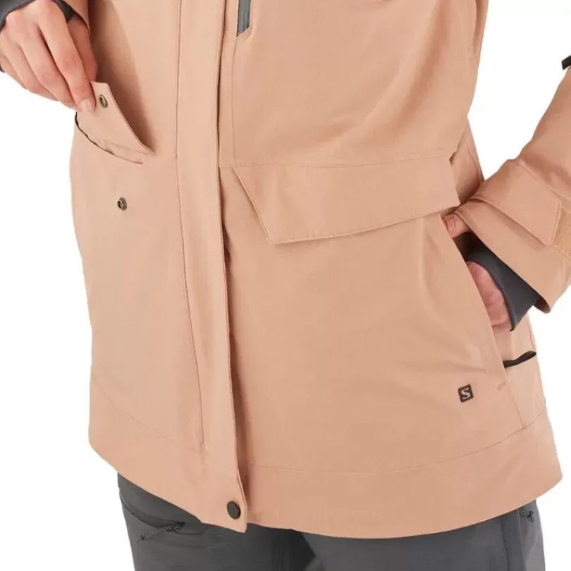 Clothing^Salomon Outlet – Stance Cargo Jacket – Women'S Cumin|Sirocco