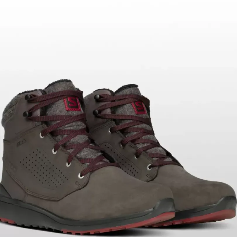 Footwear^Salomon Outlet – Utility Winter Cs Wp Boot – Men'S Shale/Black/Syrah