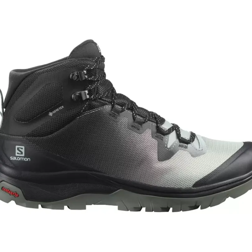 Footwear^Salomon Outlet – Vaya Mid Gtx Hiking Boot – Women'S Aqua Gray/Phantom/Castor Gray|Stormy Weather/Black/Trooper