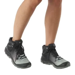 Footwear^Salomon Outlet – Vaya Mid Gtx Hiking Boot – Women'S Aqua Gray/Phantom/Castor Gray|Stormy Weather/Black/Trooper