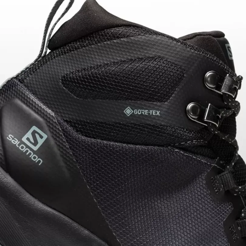 Footwear^Salomon Outlet – Vaya Mid Gtx Hiking Boot – Women'S Aqua Gray/Phantom/Castor Gray|Stormy Weather/Black/Trooper