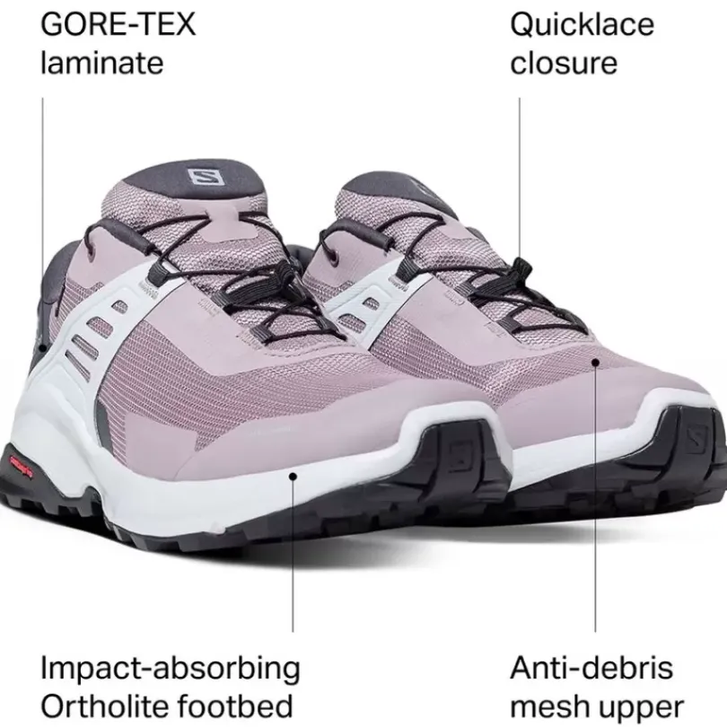 Footwear^Salomon Outlet – X Raise Gtx Hiking Shoe – Women'S Quail/India Ink/Flint