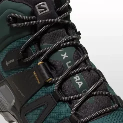 Footwear^Salomon Outlet – X Ultra 4 Mid Gtx Hiking Shoe – Men'S Green Gables/Black/Cumin