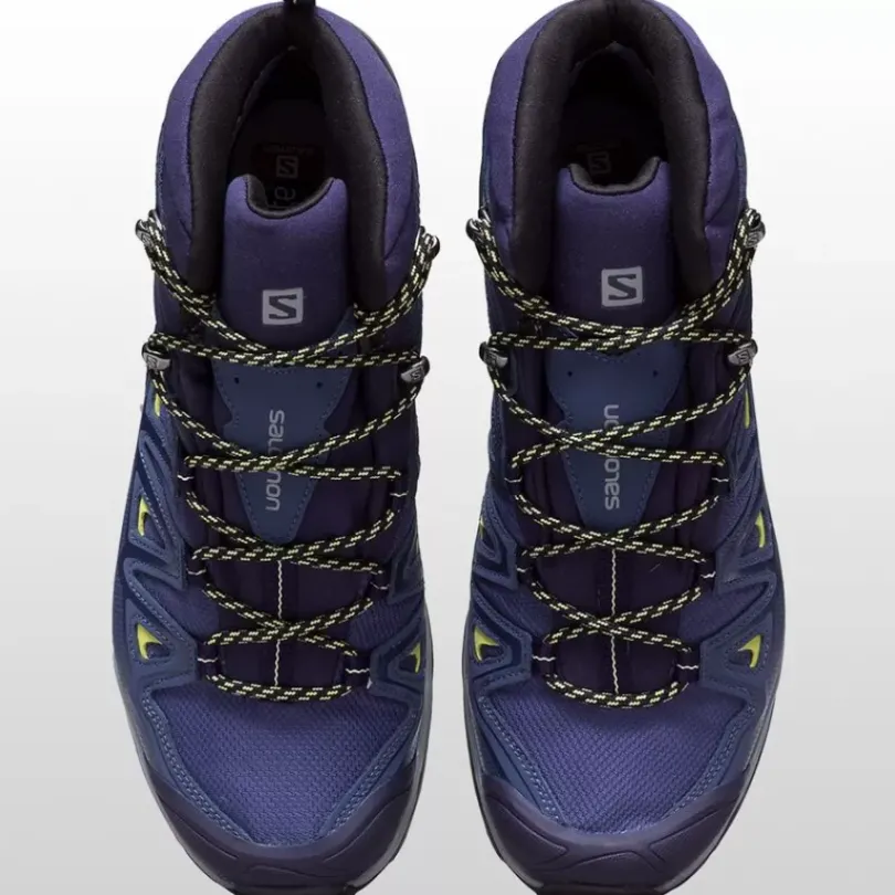 Footwear^Salomon Outlet – X Ultra 3 Mid Gtx Hiking Boot – Women'S Shadow/Castor Gray/Beach Glass|Crown Blue/Evening Blue/Sunny Lime