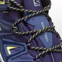 Footwear^Salomon Outlet – X Ultra 3 Mid Gtx Hiking Boot – Women'S Shadow/Castor Gray/Beach Glass|Crown Blue/Evening Blue/Sunny Lime