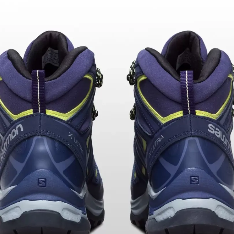 Footwear^Salomon Outlet – X Ultra 3 Mid Gtx Hiking Boot – Women'S Shadow/Castor Gray/Beach Glass|Crown Blue/Evening Blue/Sunny Lime