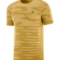 Clothing^Salomon Outlet – Xa Camo T-Shirt – Men'S Cumin
