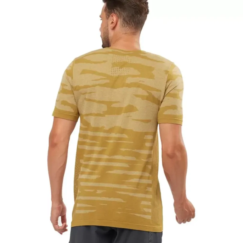 Clothing^Salomon Outlet – Xa Camo T-Shirt – Men'S Cumin