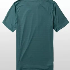 Clothing^Salomon Outlet – Xa Short-Sleeve T-Shirt – Men'S Black|Pacific|Pureed Pumpkin/Red Orange/Heather