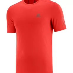 Clothing^Salomon Outlet – Xa Trail Short-Sleeve T-Shirt – Men'S Goji Berry